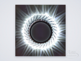 Декоративный светильник Сфера LED L220 GX53 с подсветкой, 4500 К (130х15 мм)