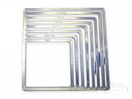 Термоквадрат прозрачный LED 90x90-160x160 мм